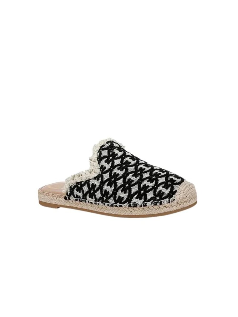 Sam Edelman Mallory Espadrille Mule in Black/ Natural Sz 9.5- NWT